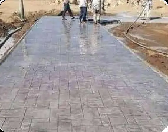 خرسانة مطبوعة لممر